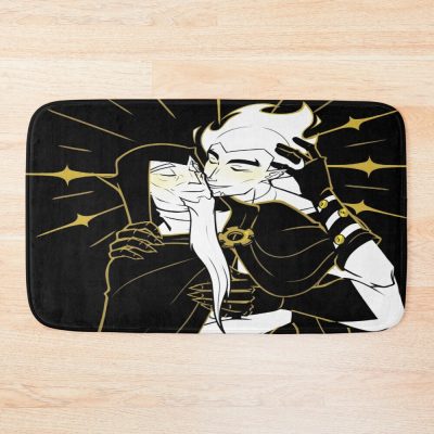 Funny Old Man In Love Gold Version Bath Mat