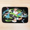 Double Sided Ghost Design Bath Mat