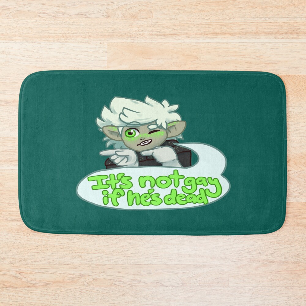 Funny Danny Phantom It's Not Gay If He's Dead Bath Mat