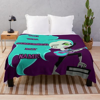 Classic Ember Mclain Portrait Throw Blanket