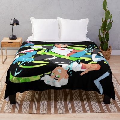 Double Sided Ghost Design Throw Blanket