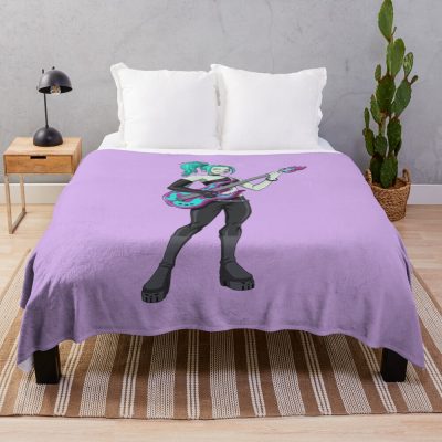 Music Lover Ember Mclain Throw Blanket