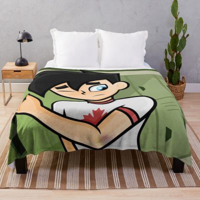Danny Fenton Bruise Design Throw Blanket