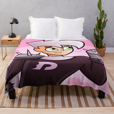 Romantic Danny Phantom A Kiss From A Knight Throw Blanket