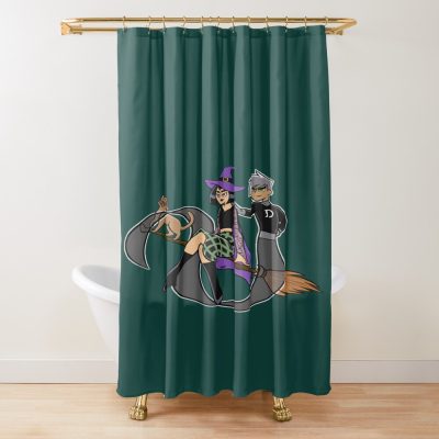 Mystic Witches And Phantoms Shower Curtain