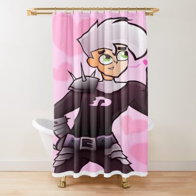 Romantic Danny Phantom A Kiss From A Knight Shower Curtain