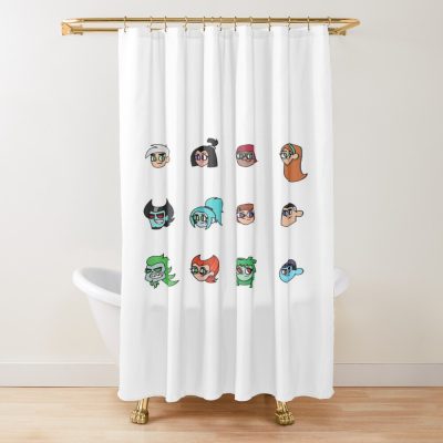 Vintage Danny Phantom Cartoon Shower Curtain