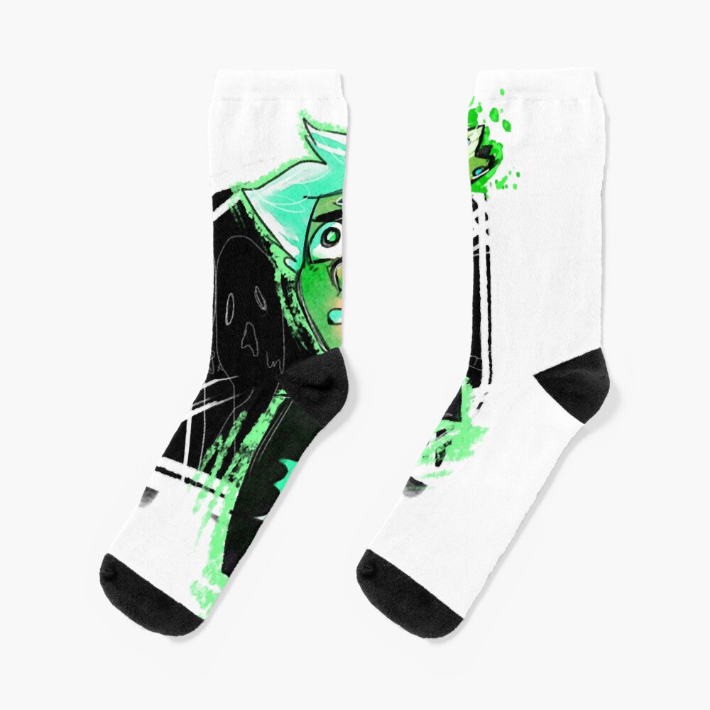Epic Danny Phantom Ghost King Socks