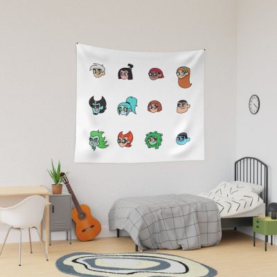 Vintage Danny Phantom Cartoon Tapestry