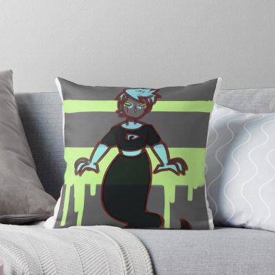 Cool Ghost Boy Design Throw Pillow