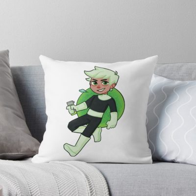 Cute Tiny Phantom Character Throw Pillow
