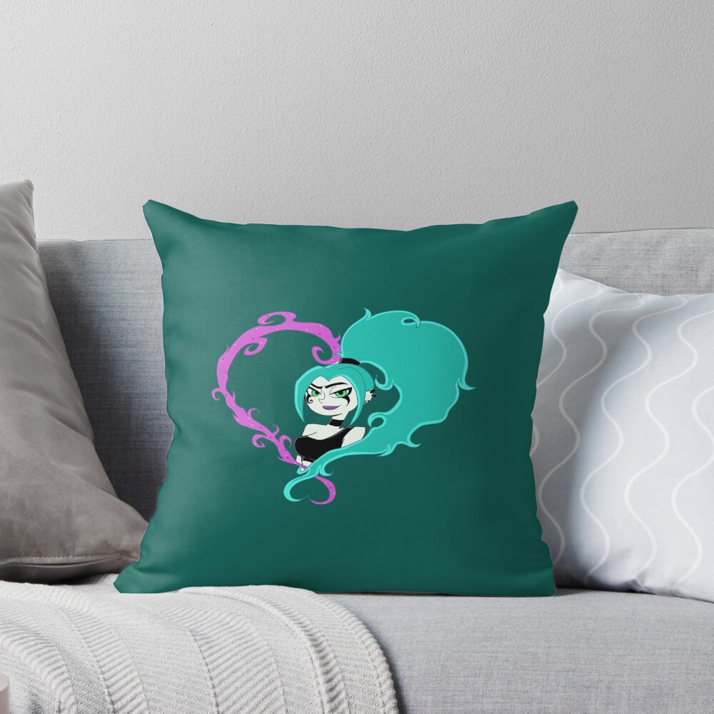 Cute Ember Mclain Throw Pillow