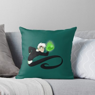 Classic Danny Phantom Long Pose Throw Pillow